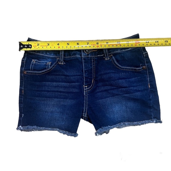JUSTICE Cuffed Denim Shorts size 12 - Picture 4 of 5